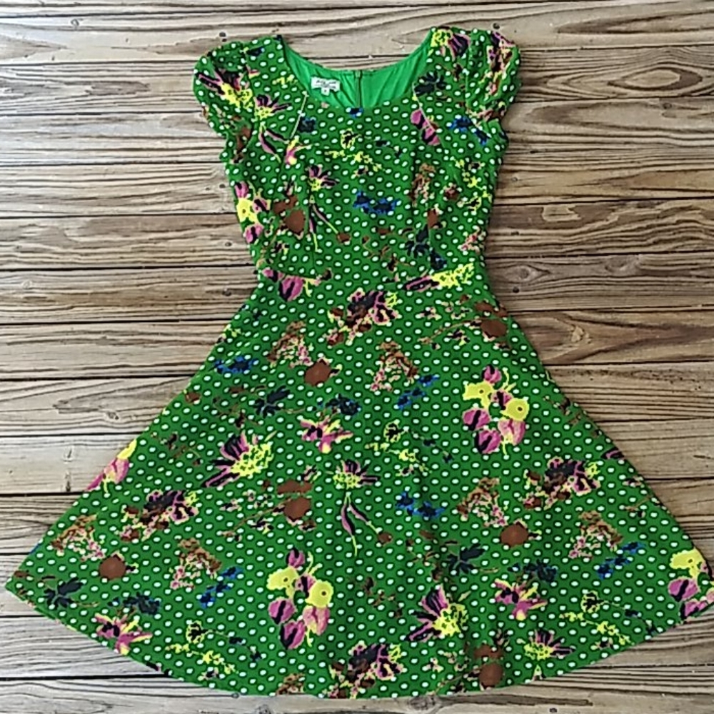 🌹Sifa Fashion Floral Skater Dress